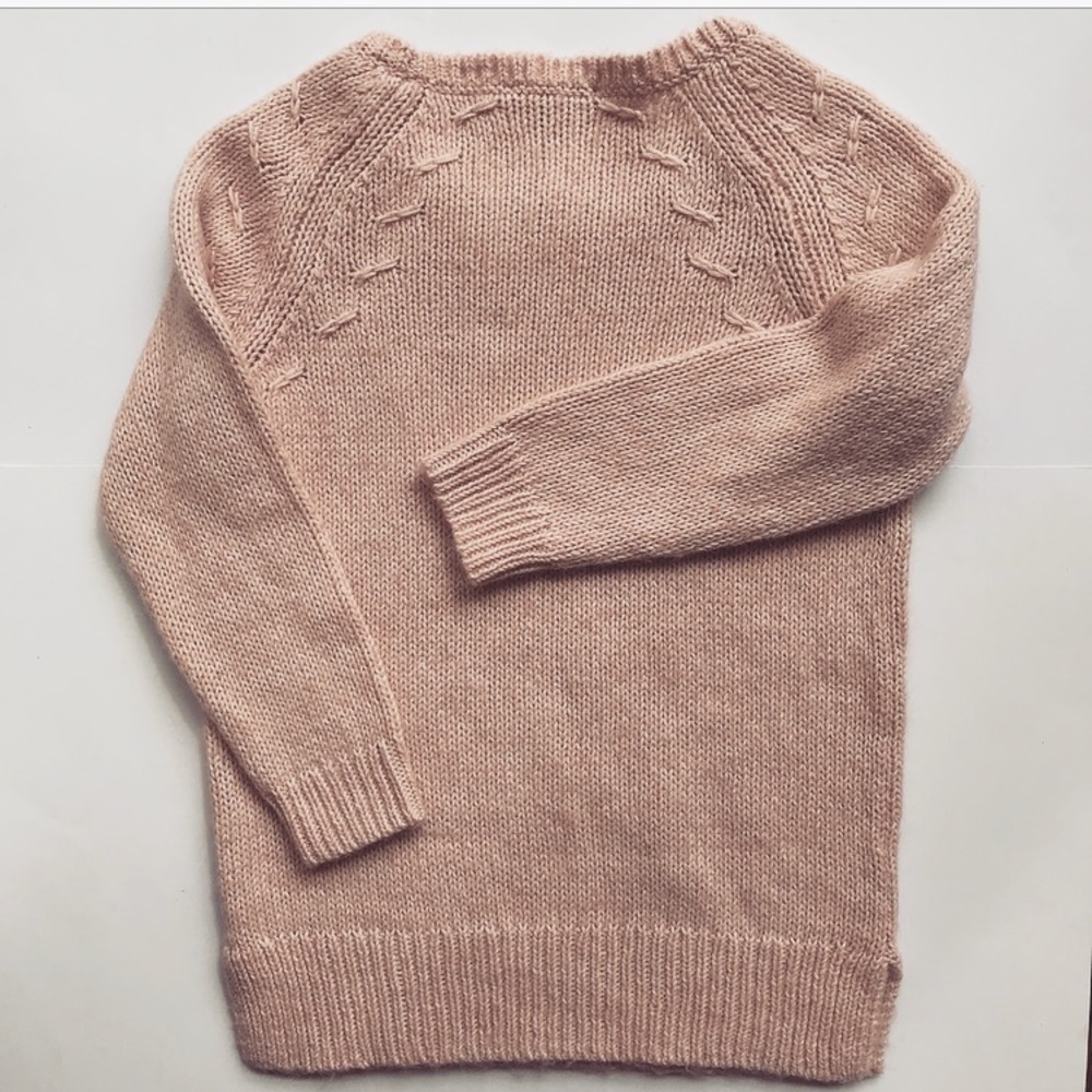 NWT Ann Taylor Blush pink wool knit sweater - Picture 4 of 5